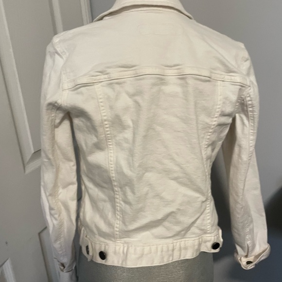 Calvin Klein white denim jacket size M - Picture 3 of 3